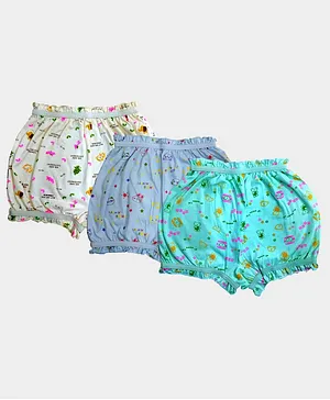 Chipbeys Pack Of 3 Floral Theme Assorted Panties - Multi Color