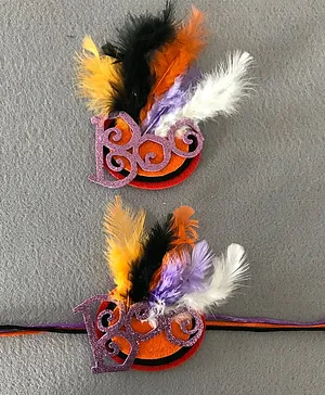 Kalacaree Feathers Head Band & Badge - Multicolour