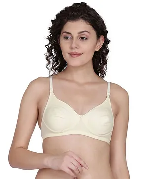 Fashiol Semi Padded Thick Layered For Extra Support Fit Bra - Beige