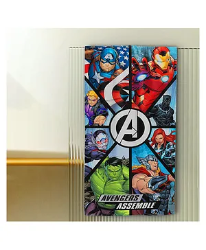 Sassoon Bath Towel Avengers Print - Orange