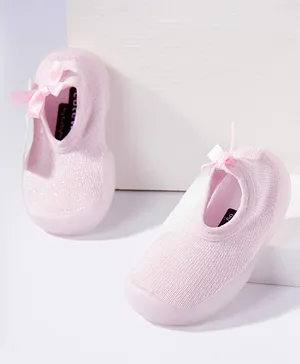 Cute Walk by Babyhug Socks Shoes  - Pink