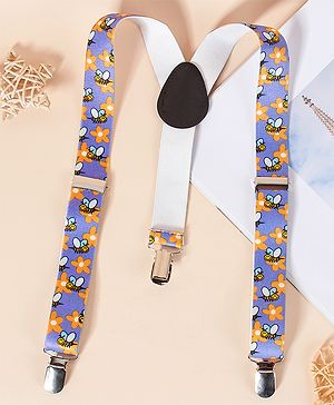 Babyhug Suspenders Floral Print - Multicolor