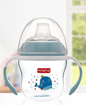 Babyhug Twin Handle Training Soft Spout Cup - 150 ml (Colour May Vary)