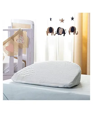 The White Willow Memory Foam C-Shaped Wedge Pregnancy Pillow for Maternity, Belly, Back, Knee, Between Legs Support - White