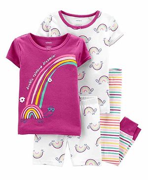 Carters 4-Piece Rainbow 100%...