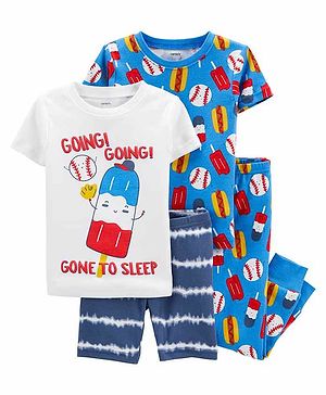 Carters 4-Piece Baseball 100%...