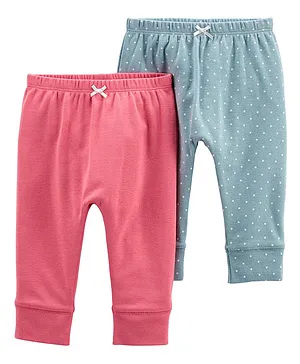 Carter's 2-Pack Pull-On Pants Pack Of 2 - Blue Pink