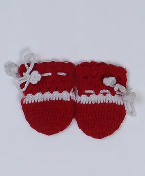 USHA ENTERPRISES Knitted Mittens - Red