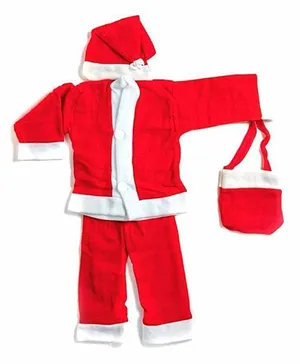 Fiddlerz Kids Santa Claus Costume - Red