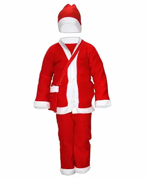 Fiddlerz Kids Santa Claus Costume - Red