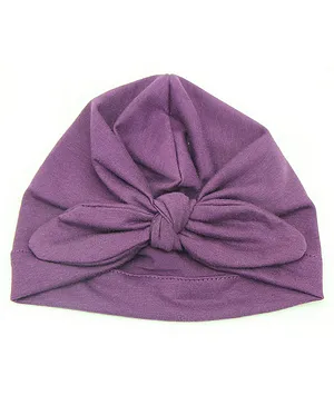 Syga Turban Wrapped Style Winter Cap - Purple
