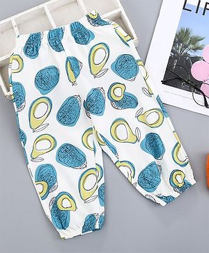 Kookie Kids Full Length Lounge Pants Avocado Print - Multicolor
