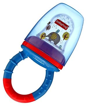 Babyhug 2 in 1 Fruit Nibbler - Blue - L 19 x b 11.5 cm