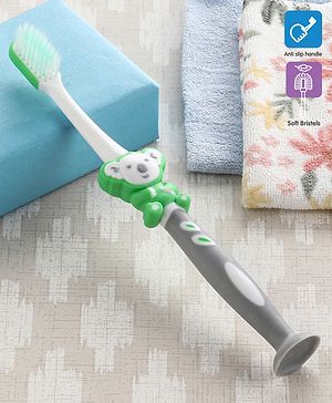 Babyhug Ultra Soft Bristles Koala Design Toothbrush - Green