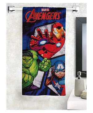 Athom Trendz Marvel Avengers Bath Towel - Red Blue