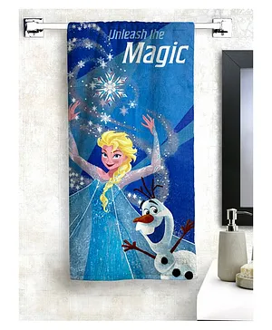 Athom Trendz Disney Frozen Bath Towel - Blue