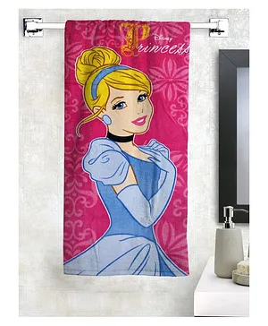 Athom Trendz Disney Princess Kids Bath Towel - Pink