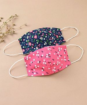 Babyhug Facemask Printed Pack Of 2 - Multcicolor
