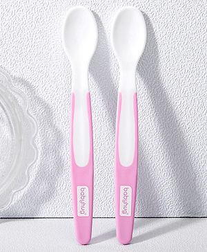 Babyhug Soft Tip Spoon Pack Of 2 - Pink