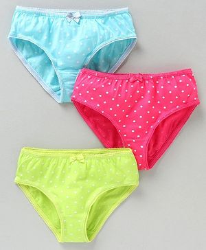 Pine Kids Anti Microbial & Biowash Panties Pack of 3 - Multicolour
