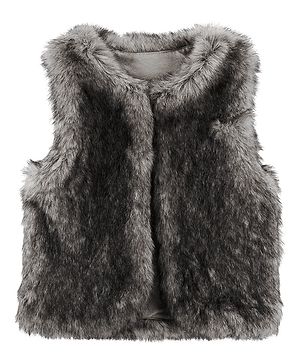 Carter's Faux Fur Vest - Brown