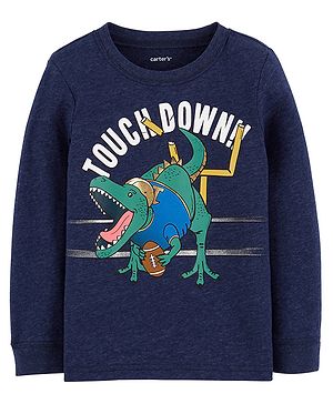 Carter's Football Dinosaur Jersey Tee - Navy
