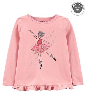 Carter's Ballerina Jersey Top - Light Pink