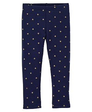 Carters Heart Cozy Leggings -...