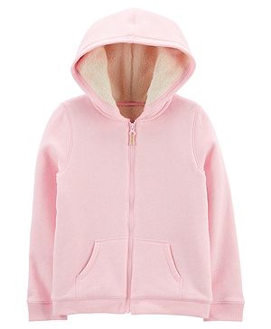 Carter's  Zip-Up Warm Fleece Hoodie - Pink