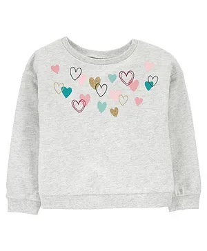 Carter's Heart Sweatshirt - Grey