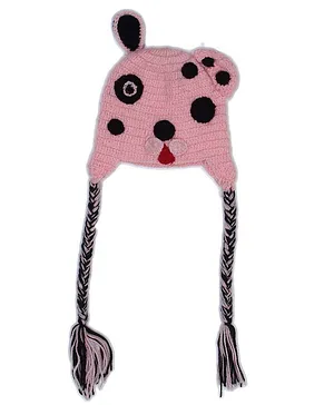 USHA ENTERPRISES Animal Design Cap - Pink