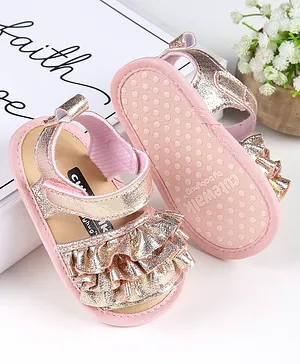 Cute Walk by Babyhug Sandal Style Booties - Pink