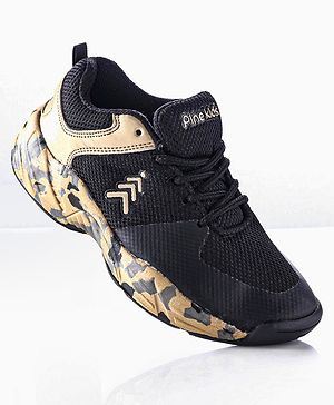 Pine Kids Sports Shoes - Black Beige