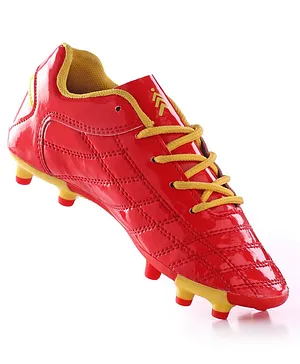 Pine Kids Soccer Shoes - Red