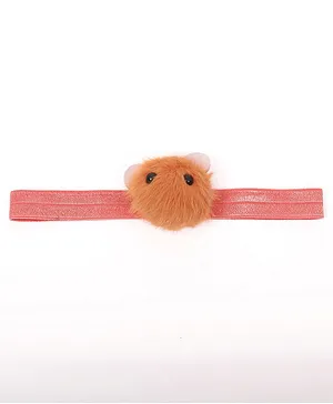 Tahanis Mouse Design Headband - Brown