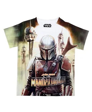 Disney By Crossroads Half Sleeves Star Wars Graphic Print T-Shirt - Multi