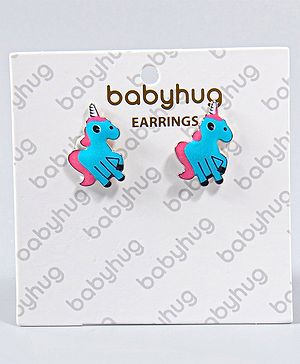 Babyhug Unicorn Earrings - Blue