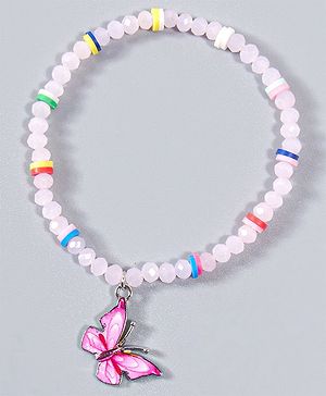 Babyhug Bracelets with Attached Butterfly - Pink