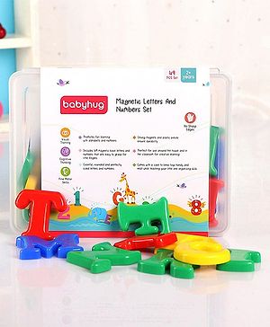 Babyhug Magnetic Letter & Numbers 49 pieces Set Without Board