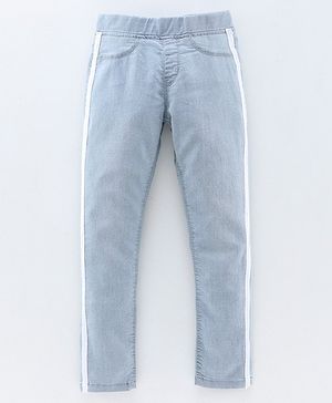 Pine Kids Full Length Emzyme Softerner Wash Jeggings - Blue