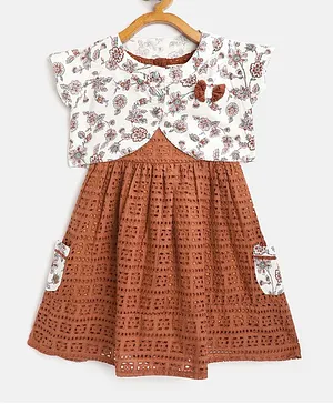 short frock with shrug