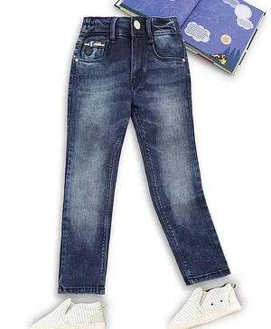 Sodacan Solid Full Length Jeans - Blue