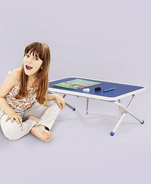 Pine Kids Genius Height Adjustable Study Table - Blue