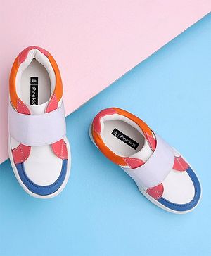 Pine Kids Casual Shoes - White Orange