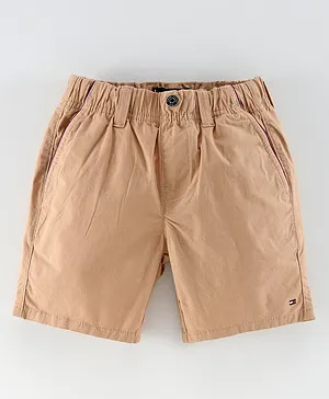 Tommy Hilfiger Solid Shorts - Brown