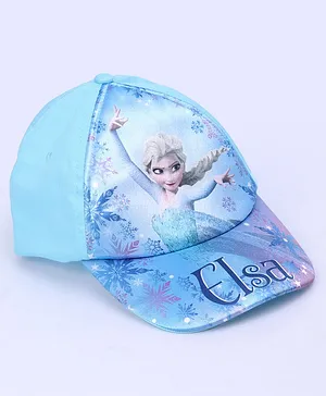 Pine Kids Cap Disney Frozen Elsa Print Blue -  Circumference  54 cm