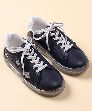 Pine Kids Casual Shoes with Transparent Sole - Blue