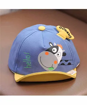 Ziory Cap Cow Print Blue - Diameter 20 cm