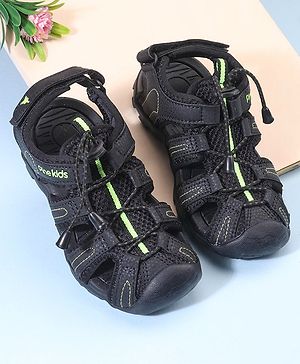 Pine Kids Casual Sandal - Black Green