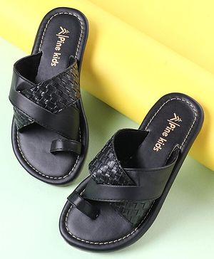 Pine Kids Ethnic Footwear - Black